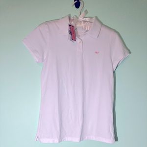 NWT Girls Vineyard Vine White Polo Golf Shirt